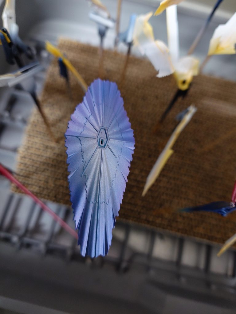 何気にメタリック塗料何層か重ねたビームシールド