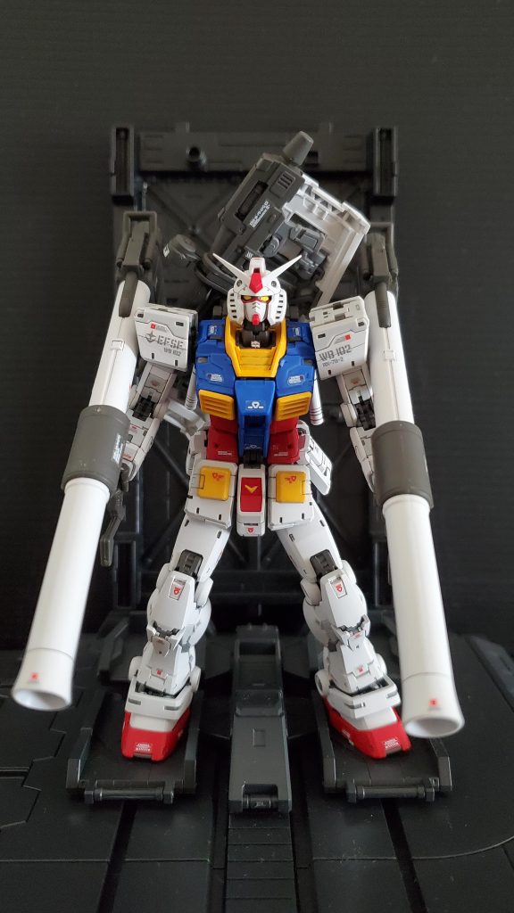 まずは最終決戦装備MGZガンダムのカタパルトなので少し大きいですが雰囲気はでてると思います