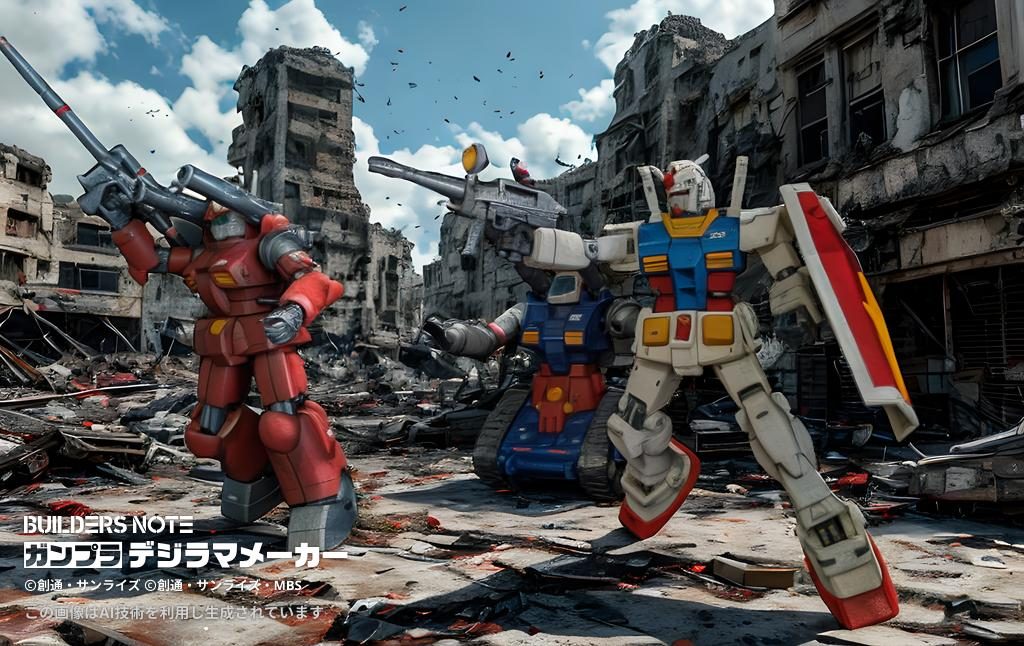 デジラマメーカー、市街地がよく似合います。