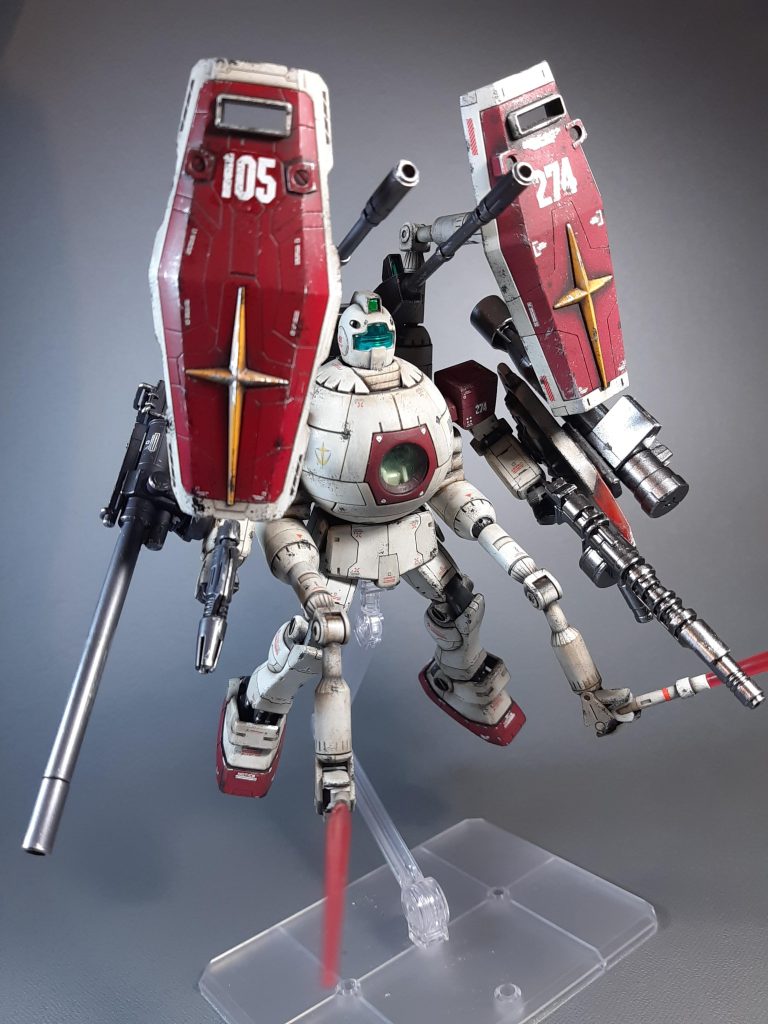 前面のサブアームはジ・Oの隠し腕みたいにビームサーベル持たせました。(隠せてない)