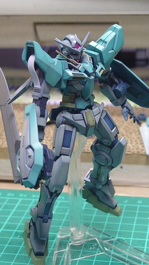 組み上げ直後。スミ入れ、デカール、艶消しコート前。