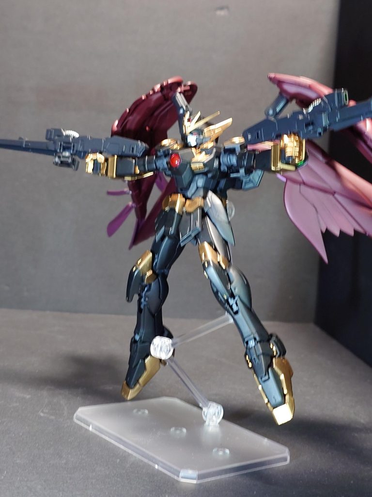 ローリングバスターライフルも有名なポーズですよね。(写真はぶれてますが(笑))