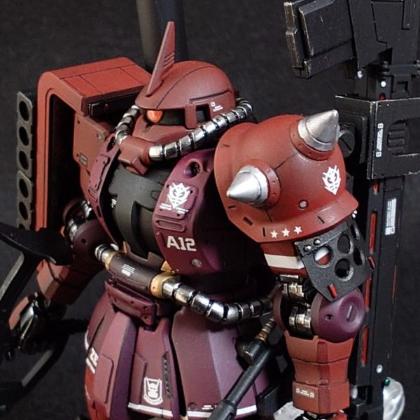 全塗装改修　MG シャア専用ザクⅡ オリジン仕様 全塗装改修 MG シャア専用ザクⅡ オリジン仕様 - メルカリ