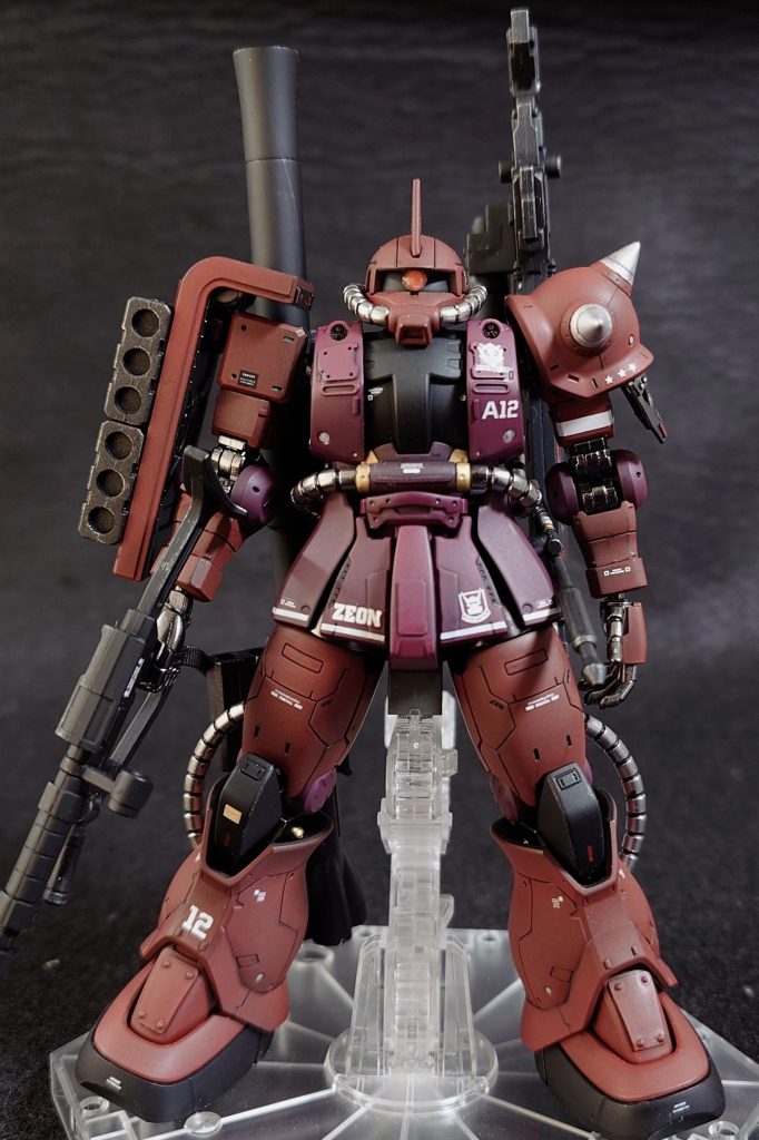 シャア専用ザク　オリジン　全塗装–2枚目/制作者：wat798