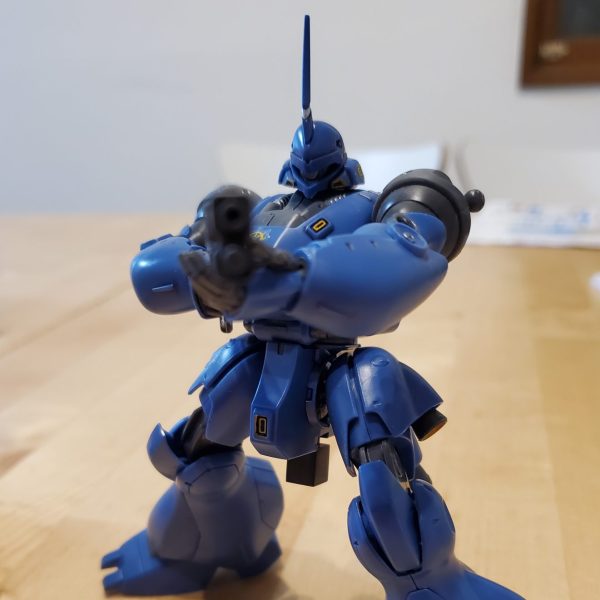 HGUC ケンプファー 両足作成～肩・リアバーニア周りの合わせ目消し