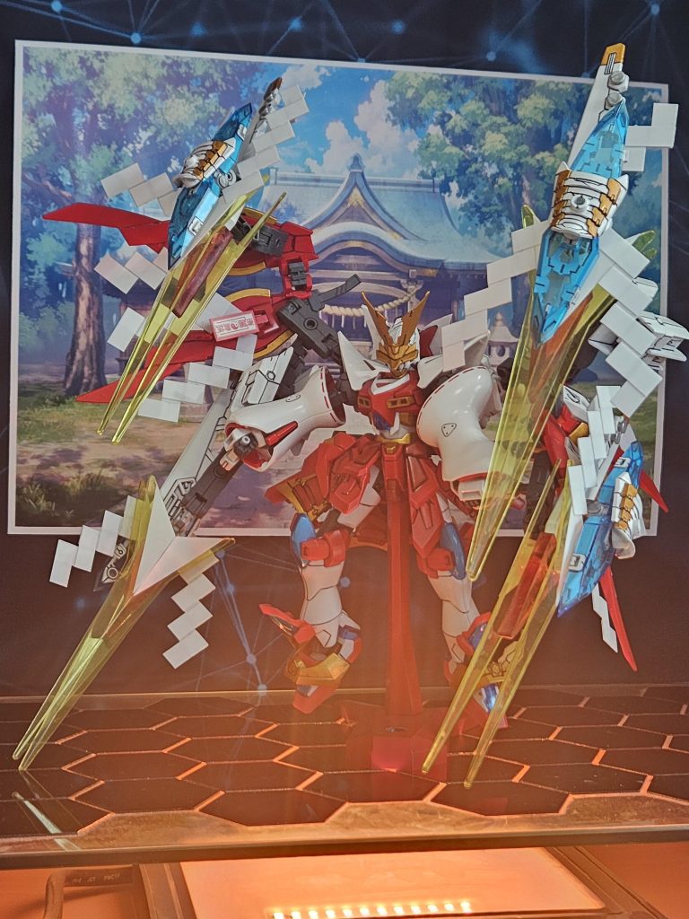 ウイングに光の剣を装着日月護身乃剣(じつげつごしんのけん)陰陽師 安倍晴明に登場。あやかりこの名前に。