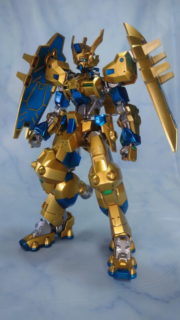 アシンメトリーでカッコいい機体をシンメトリーにしたくなる病が発症したのでしちゃいました命名由来は右近(ウコン)。一瞬で決まりました