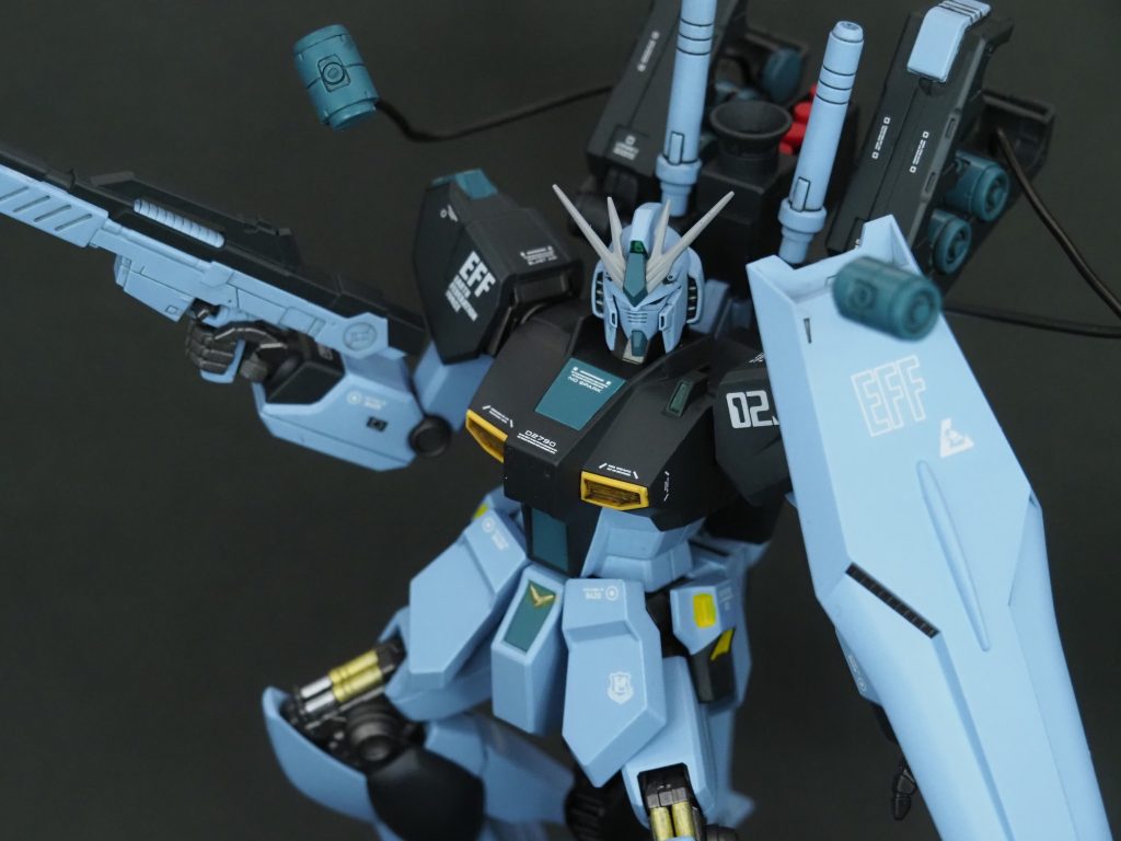 HGUC νガンダム量産型カラー　インコム装備