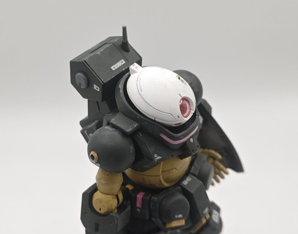 頭部はウェザリング控えめにしています