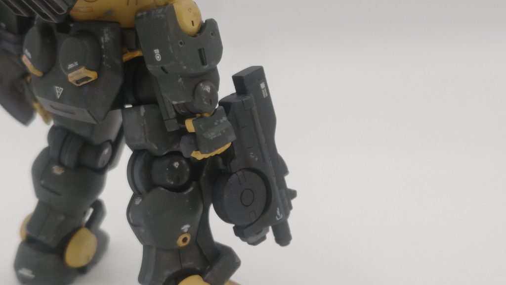 ライフルにもコーション＆ウェザリングで使用感足しています。