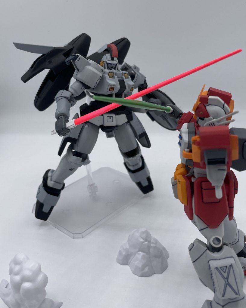 祈らんでも健闘するッ!! こんな重要な決闘シーンでもヒイロ君はウイングではなく借り物のヘビーアームズを選択。自分の愛機に対して愛着が無さすぎるww↓↓ ヘビーアームズも是非見てやって下さい(*^^*)https://gumpla.jp/old/2242620 私の命の見積もりが甘かったことを、証明して見せなくてはな!