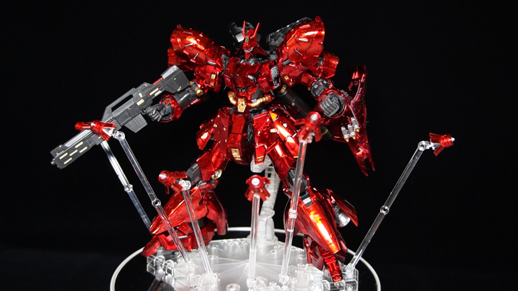 RG サザビー(クリアカラー)　メカニカルコアメッキ風塗装–3枚目/制作者：セリカ3