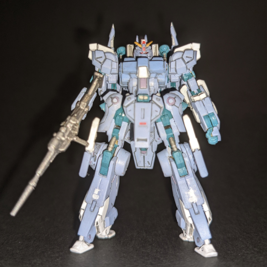 正面です。デュアルアイも塗ってますよ！