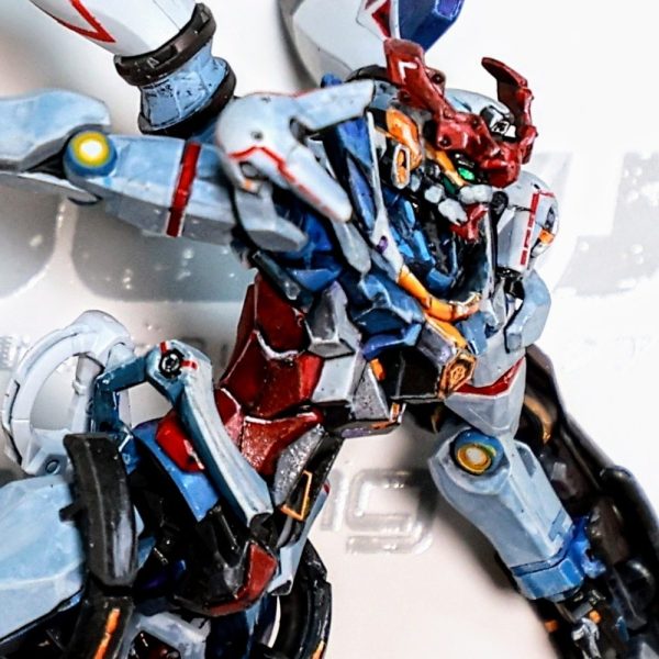 ジークアクス イラスト風筆塗り