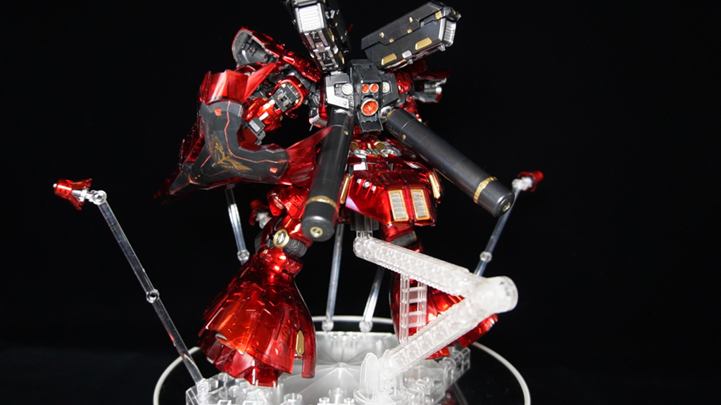 RG サザビー(クリアカラー)　メカニカルコアメッキ風塗装–4枚目/制作者：セリカ3