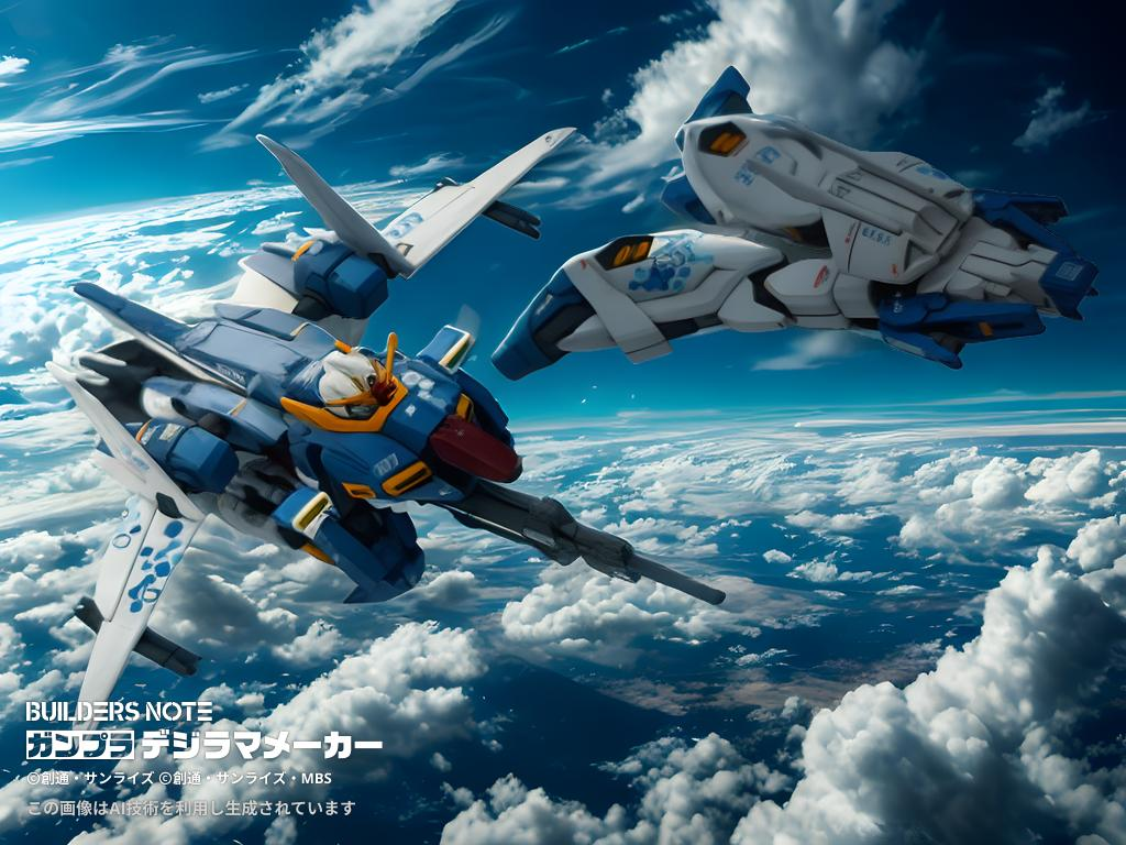人気のビルダーズノートのガンプラデジラマメーカーも試してみたところ、ディスプレイベースが取り付けられなかったバウが本当に助かりました (Wwww