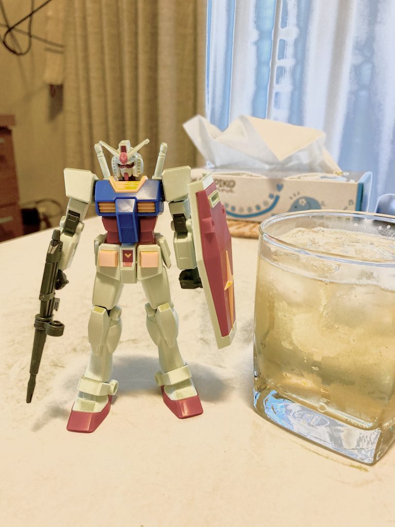 慣れないために取説のイラストと実際のパーツの形状に戸惑いつつも ほどなく組み立て完成!シロートさんが素組でコレだけのものができてしまうのにまたビックリ!