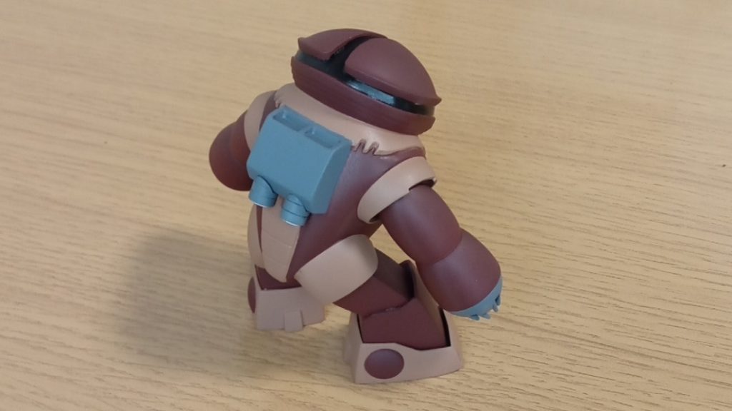 またまた、画角が一緒ですがアッガイの可愛らしい立ち姿が表現できていればと。