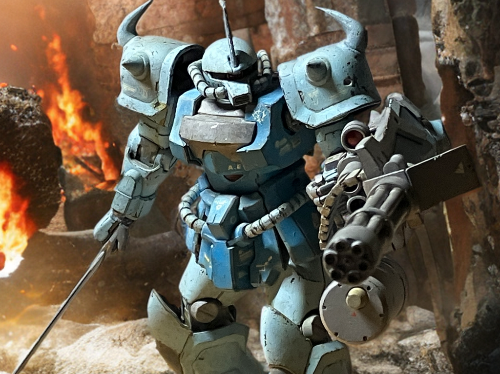 グフカスタム MS-07B-3 グフ・カスタム MS開発秘録 | ROBOT魂 ver. A.N.I.M.E.