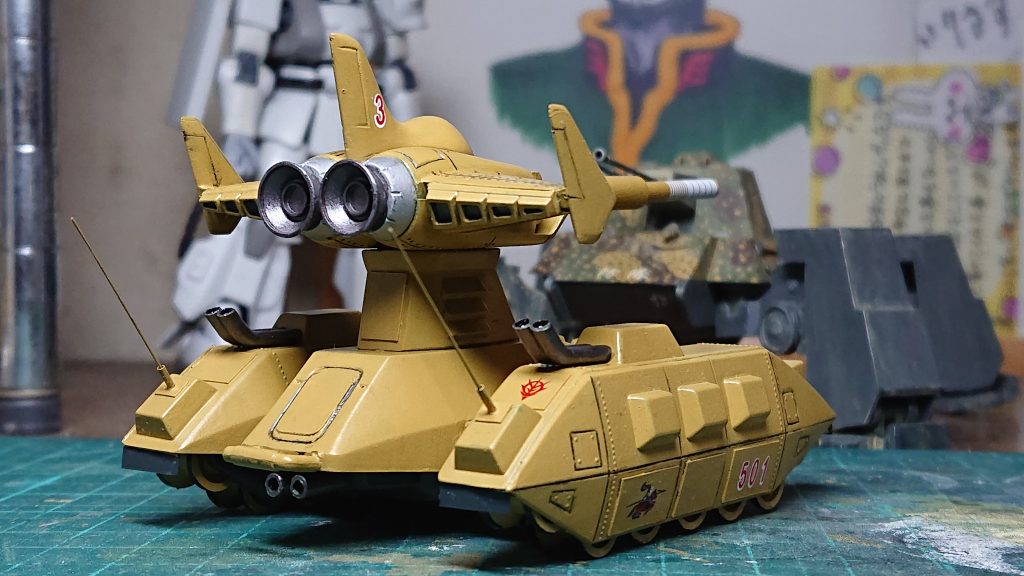 塗装、デカール貼り終了。汚し前。