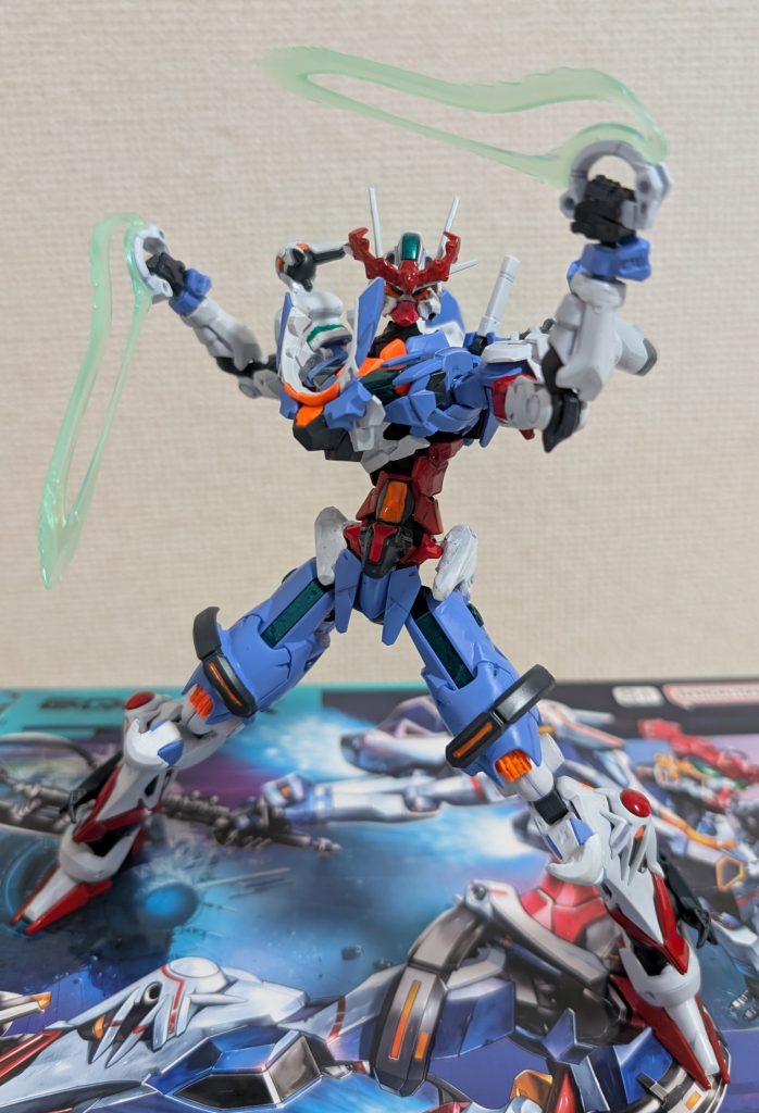 お次はジークアクスのビームサーベル二刀流。