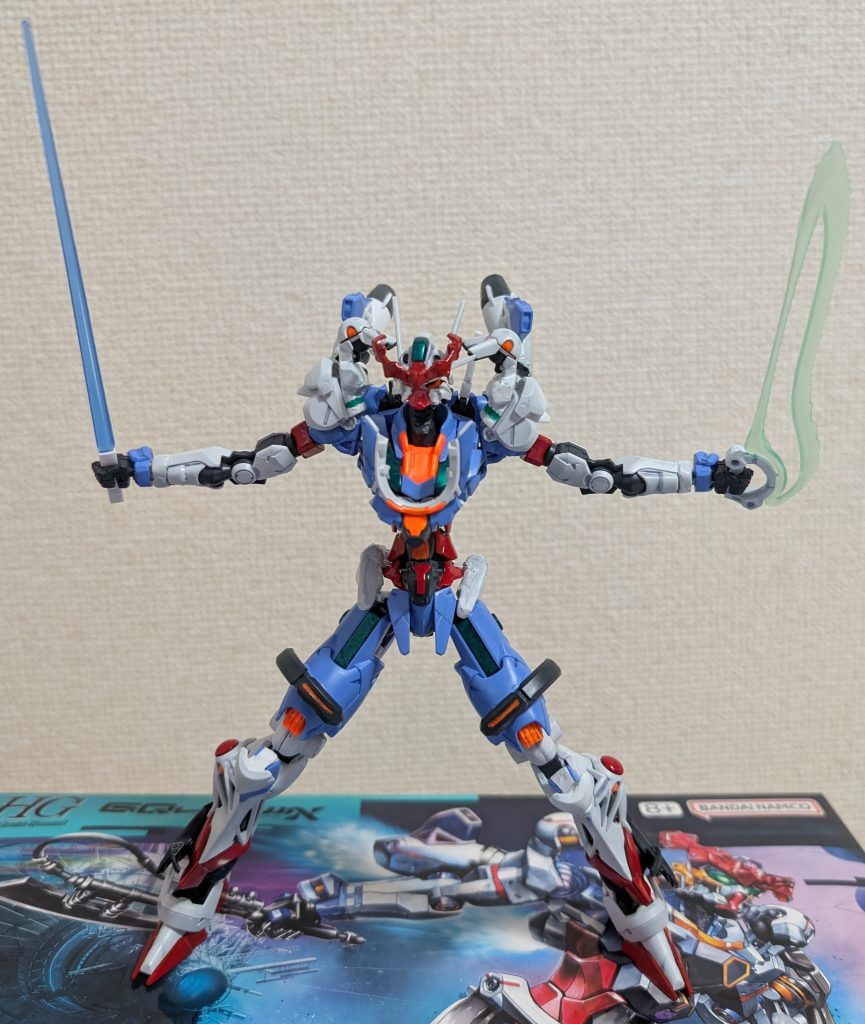 3度目は両者のビームサーベル二刀流。まさに「進めば2つ」ですww