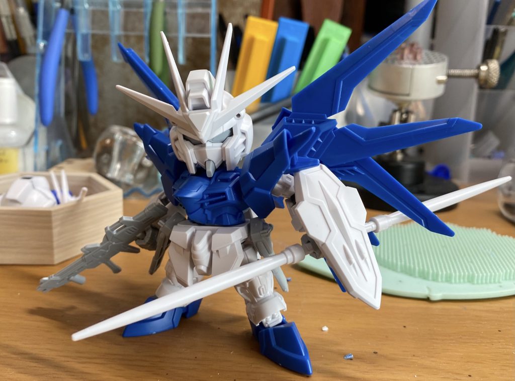 素組状態。見せる用に撮っていなかったため、背景が散らかっておりすいません。