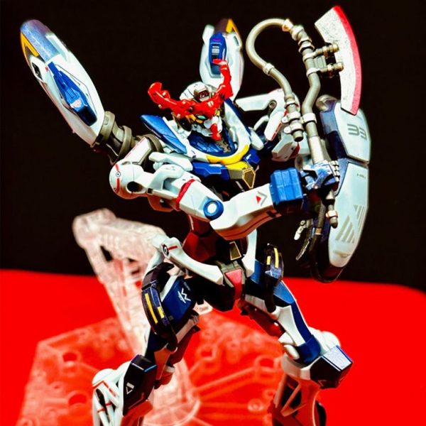 【HGジークアクス】ミッドナイトブルー／筆塗り