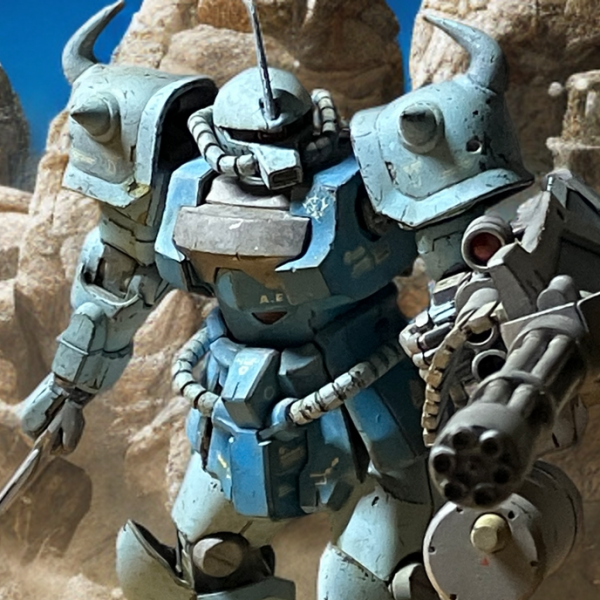 MS07B3 グフカスタムwith Picsart