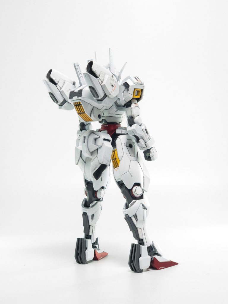 反省点股間のクリアパーツ紛失ヴァリアブルロッドライフルを延長する時に上下反転して接着