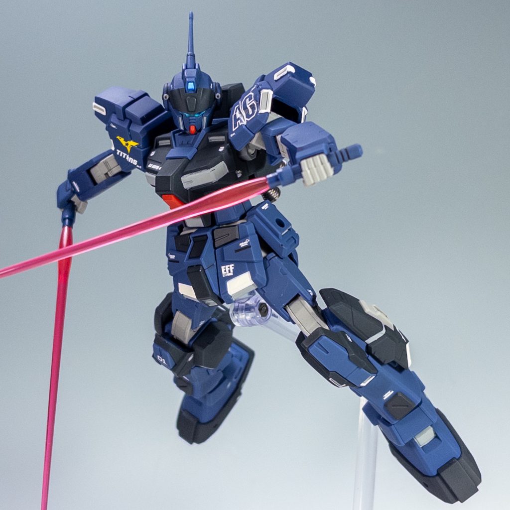 サーベル二刀流で。HADESは搭載されてないものの、リニアシートと全天周囲モニターなど近代化改修を受けているそうで、性能はいかほどか！