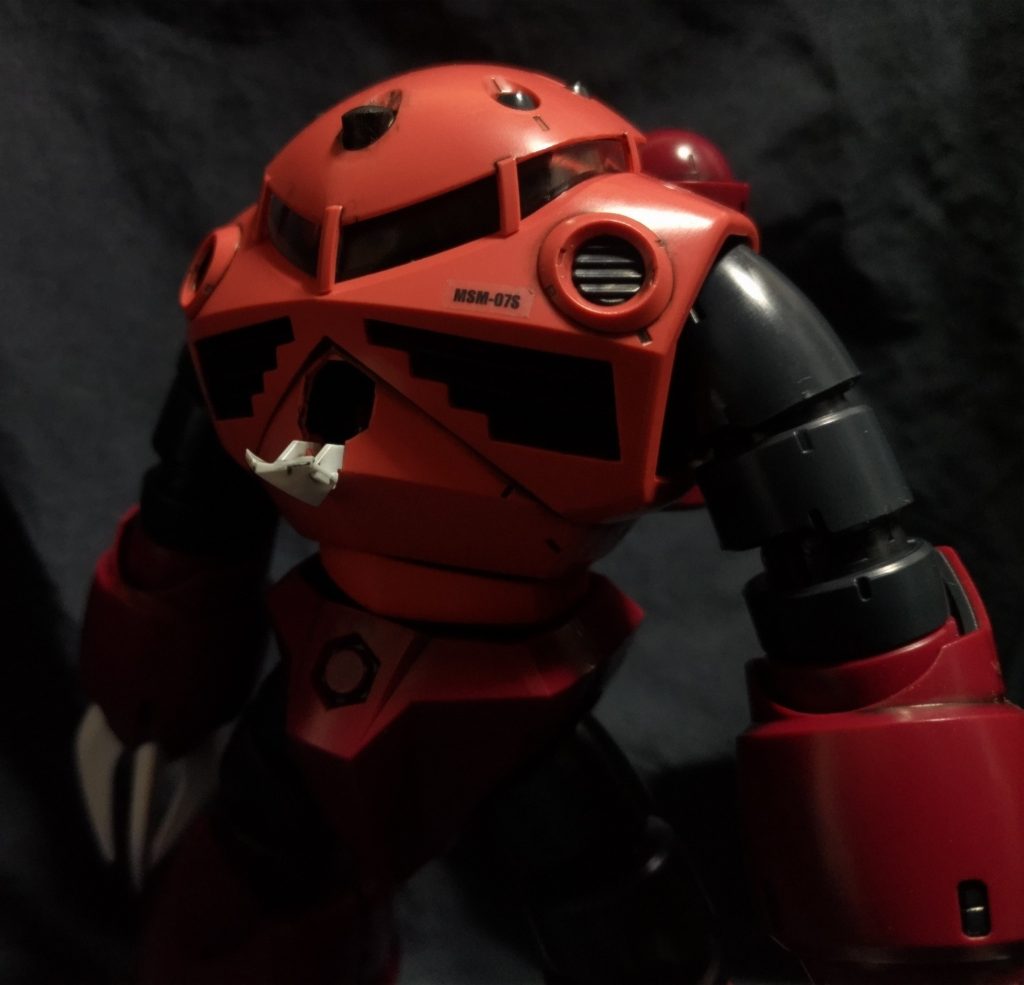 制作工程はありません。MGなので、一応コクピットハッチは開きます。（笑）以上です、お目汚し失礼しました。