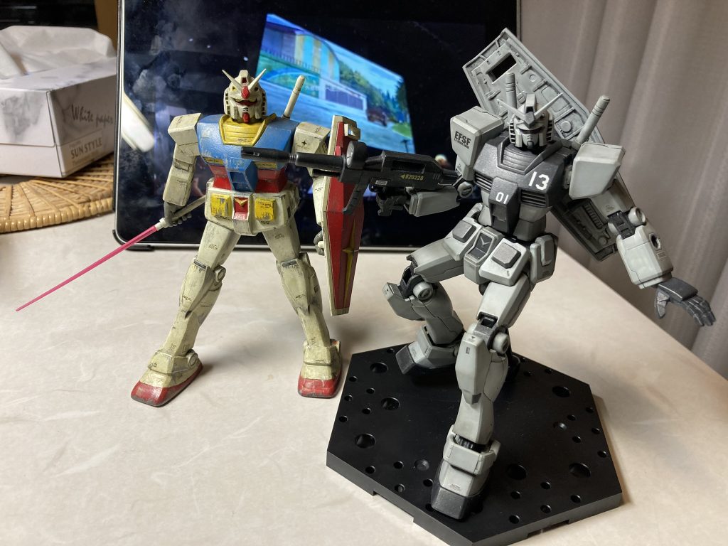 オマケ高校時代に作った旧キットと共演♬勉強そっちのけで工作に励む日々でしたw