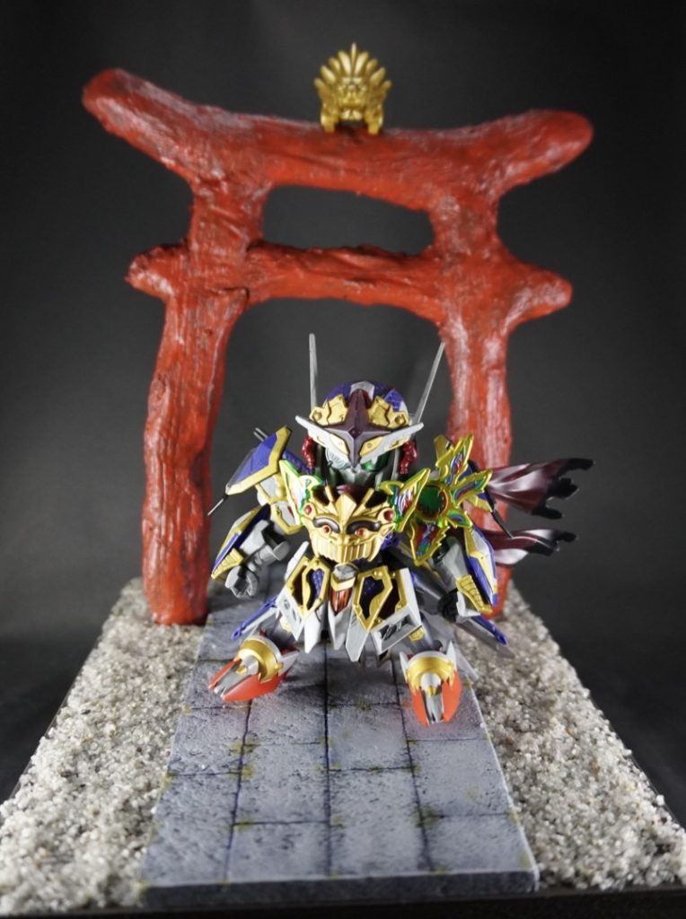 SDのジオラマは初めてでしたが、作るとより愛着がわきました😆