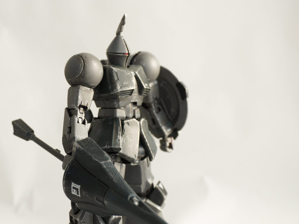 基本はシルバーチッピングメインですが、陰影を強めるためにシャドウや煤汚れも入れてます。分かりにくいけど。