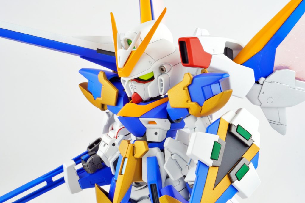 MGSDが発売されるよりずっと前に作成したものですが、並べてみてもスタイルは似ているように感じますｗMGSDでV2アサルトバスターが発売されるのを楽しみにしています。