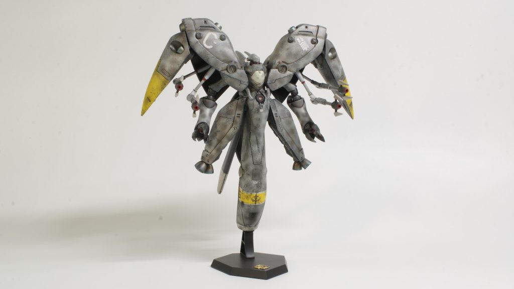 HGメカニクス「ノイエ・ジール」をHe219ウーフー風に全塗装！–4枚目/制作者：沖縄hobby