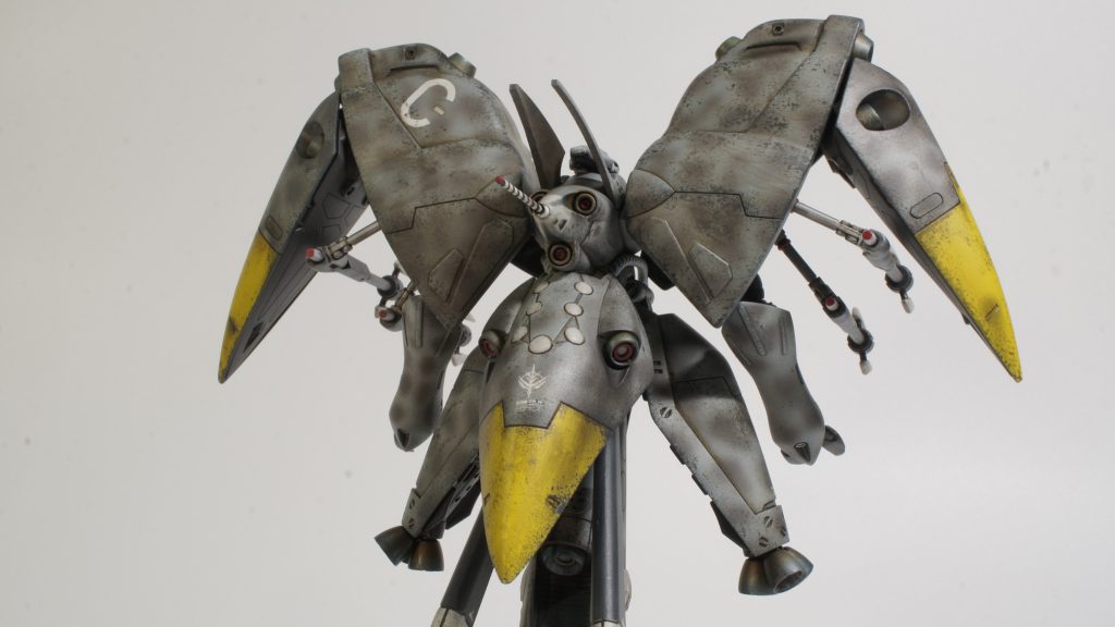 HGメカニクス「ノイエ・ジール」をHe219ウーフー風に全塗装！–3枚目/制作者：沖縄hobby