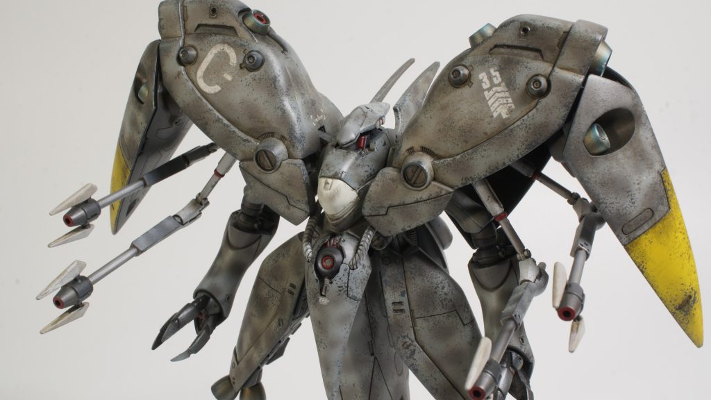 HGメカニクス「ノイエ・ジール」をHe219ウーフー風に全塗装！–2枚目/制作者：沖縄hobby