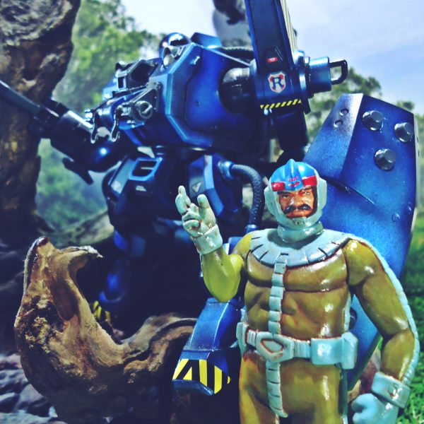 青い巨星　ランバ・ラル　モビルワーカーで出陣💦