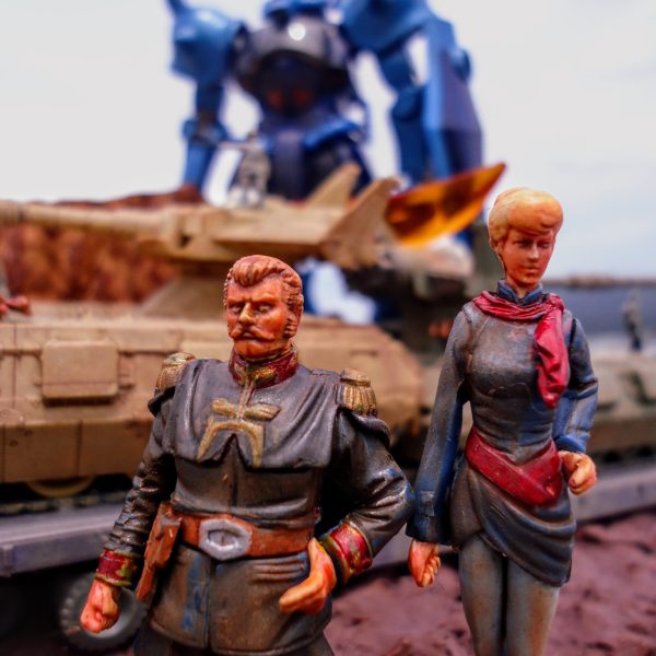 ガンプラ　各種仕様で　ランバラルさん部隊再現です。