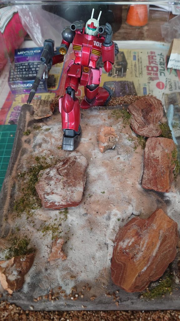 上から観たジオラマです。