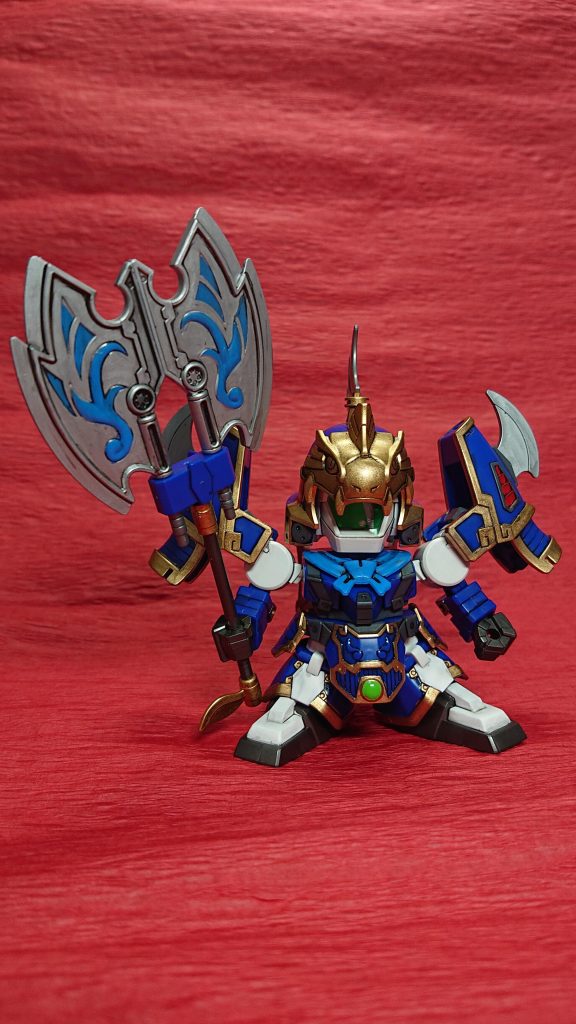 SD三国伝に登場した曹操軍の武将です。巳年ということで、蛇にちなんだ機体を考えサーペント（大蛇）を選びました。1月中投稿したかったのですが、いろいろあって、ようやく投稿になります。