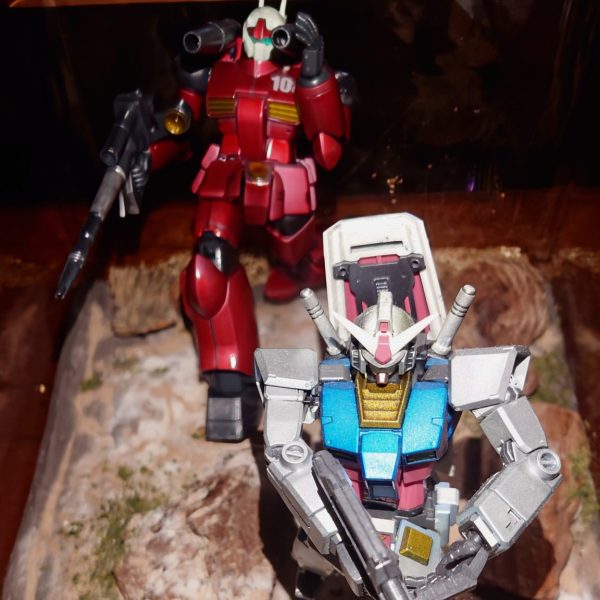 ガンダム　ガンキャノン　ツーショット