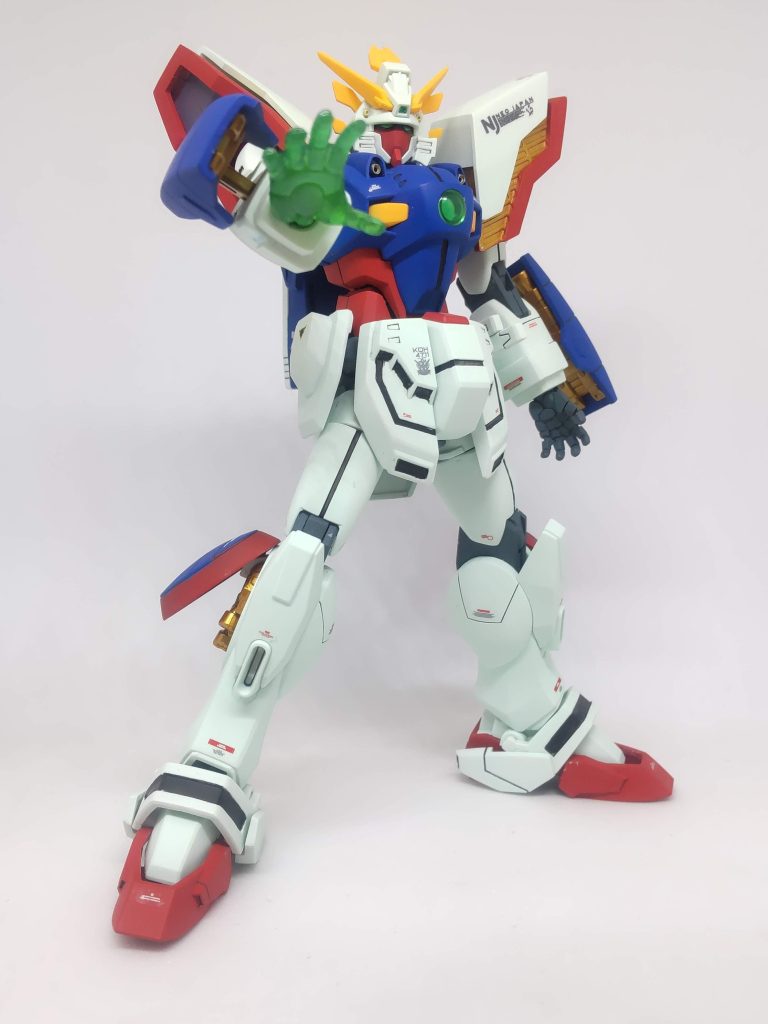 倒した相手を見下ろすイメージでのポージング。こういう静かな動きも格好良いです。左平手はマックスターから拝借。