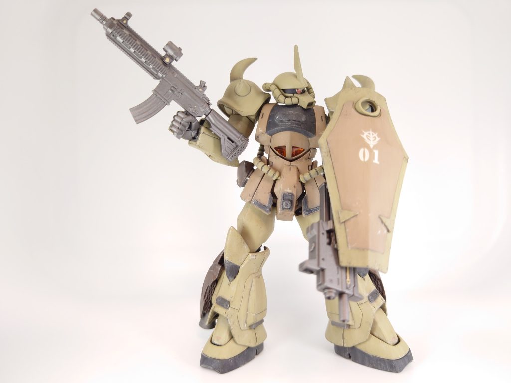 グフ〜砂漠戦仕様カラー〜–2枚目/制作者：ゆーすけ@GUNSTA