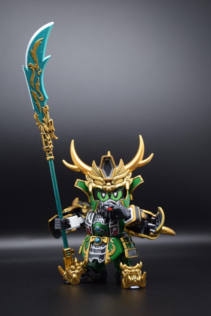 筆塗り全塗装 SDガンダム三国伝 - 関羽ガンダム (真三國無雙color ver.)–3枚目/制作者：KaTim