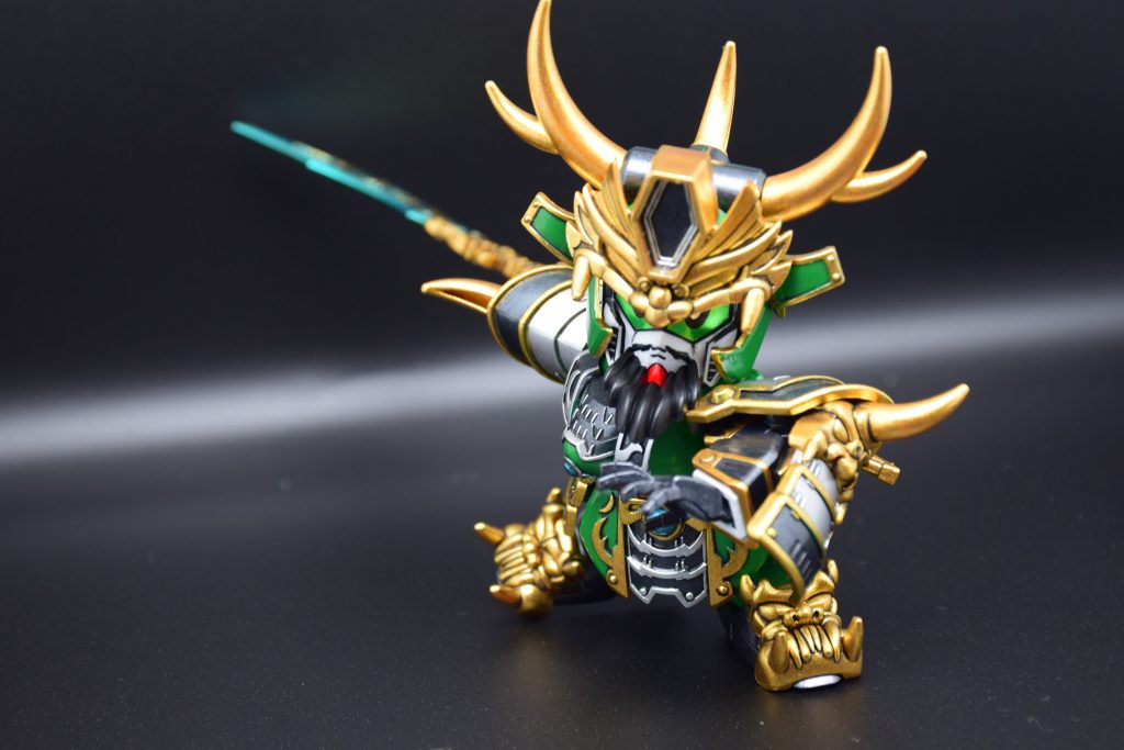 筆塗り全塗装 SDガンダム三国伝 - 関羽ガンダム (真三國無雙color ver.)–4枚目/制作者：KaTim