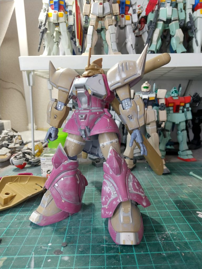 サフ前胸は色々チャレンジした結果スクラッチとなった。