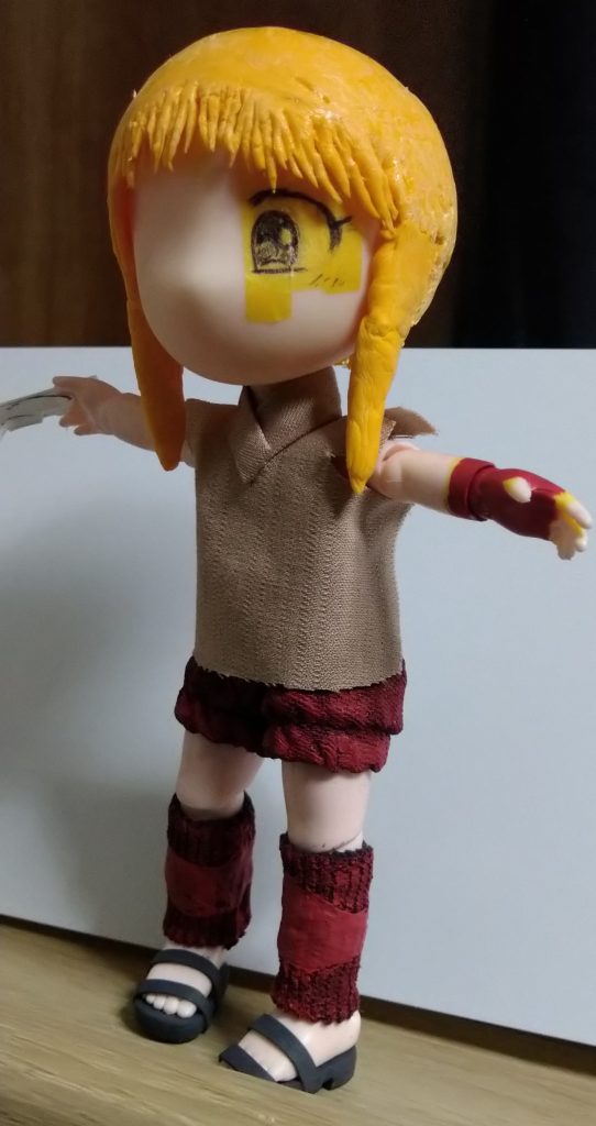 新水性アクリジョン下地ベースCOLOR　レッド　グレー　サンダル　プラ板１．２ ミリ積層０．３ミリ瞬着で貼る 